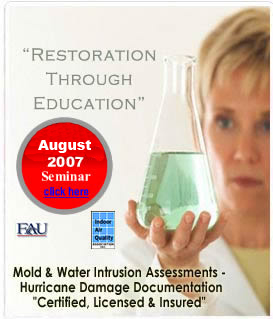 IAQ Environmental Research indoor air quality Inspections, Monitoring, Testing Wall Window Microbiological mildew, bactirial Thermo allergens for over 32 years.